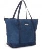 GEANȚĂ DIN PIELE shopper bag Vittoria Gotti denim V2939